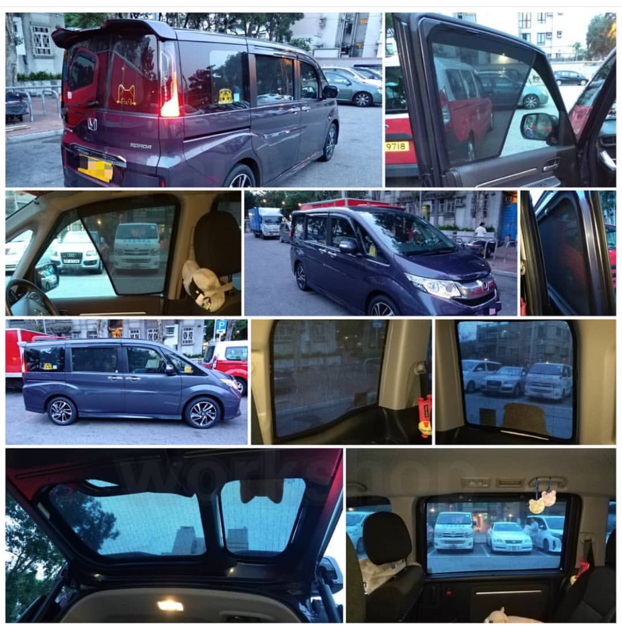 本田stepwgn Spada Rg Rk Rp 系列專用強力磁石慮光窗網太陽擋 Price Com Hk 汽車買賣平台