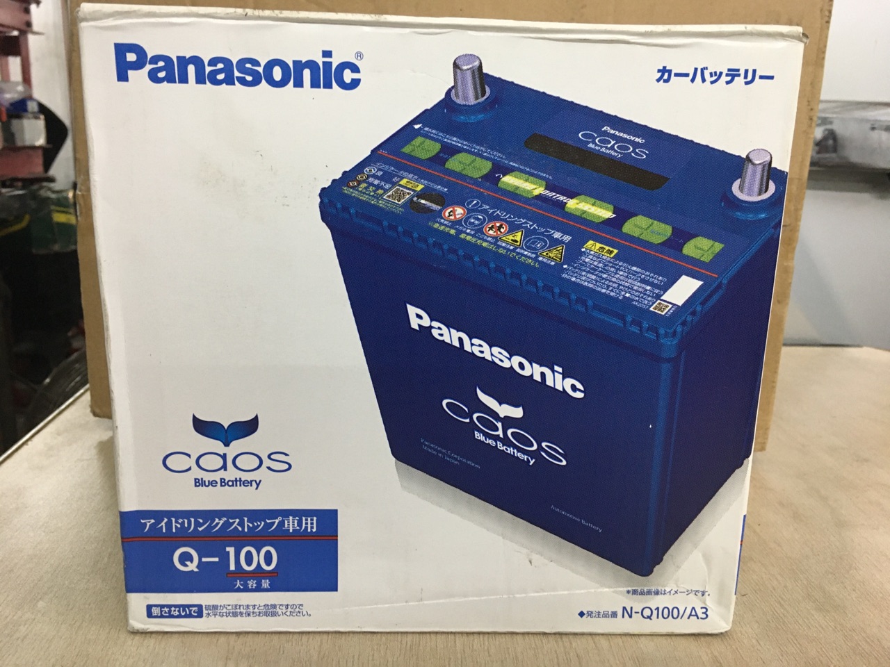 パナソニック カオス Q-100/A3 カーバッテリー